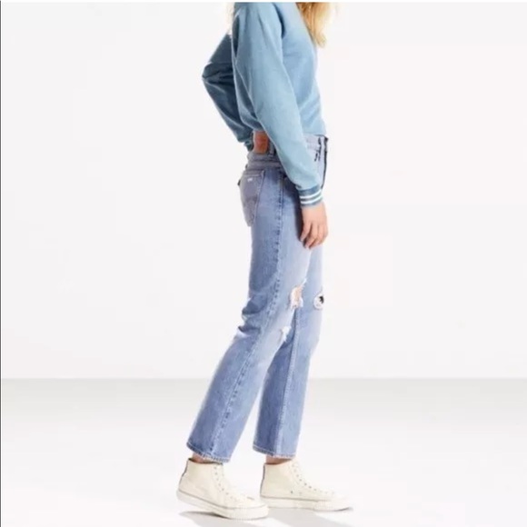 Levi’s 517 BootCut cropped Orange Tab - Picture 4 of 6